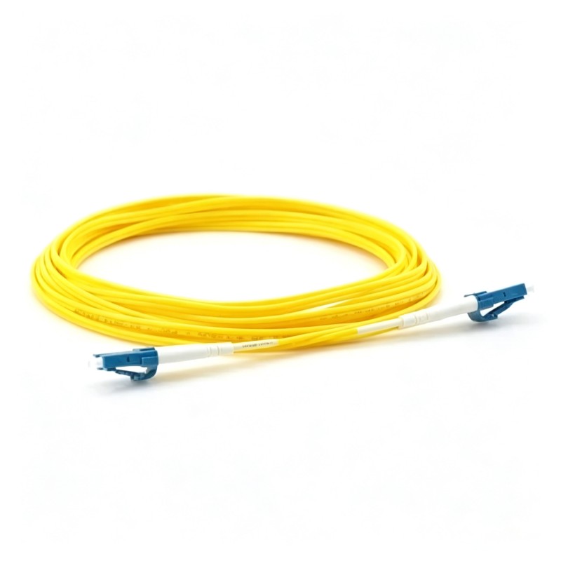 (image for) LC/UPC to LC/UPC Duplex OS2 Single Mode Fiber Patch Cable - image 2