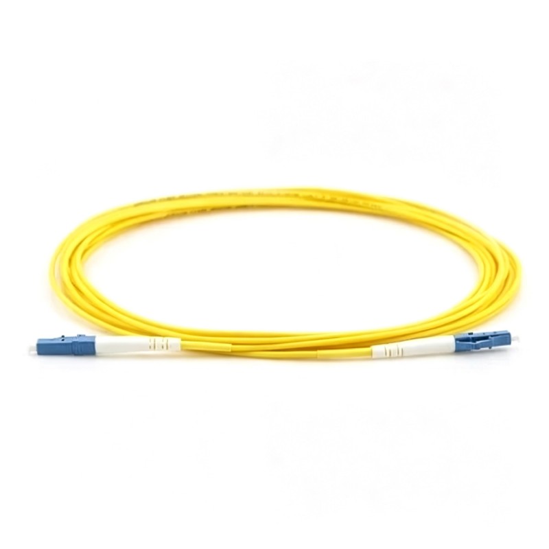 (image for) LC/UPC to LC/UPC Simplex OS2 Single Mode Fiber Patch Cable