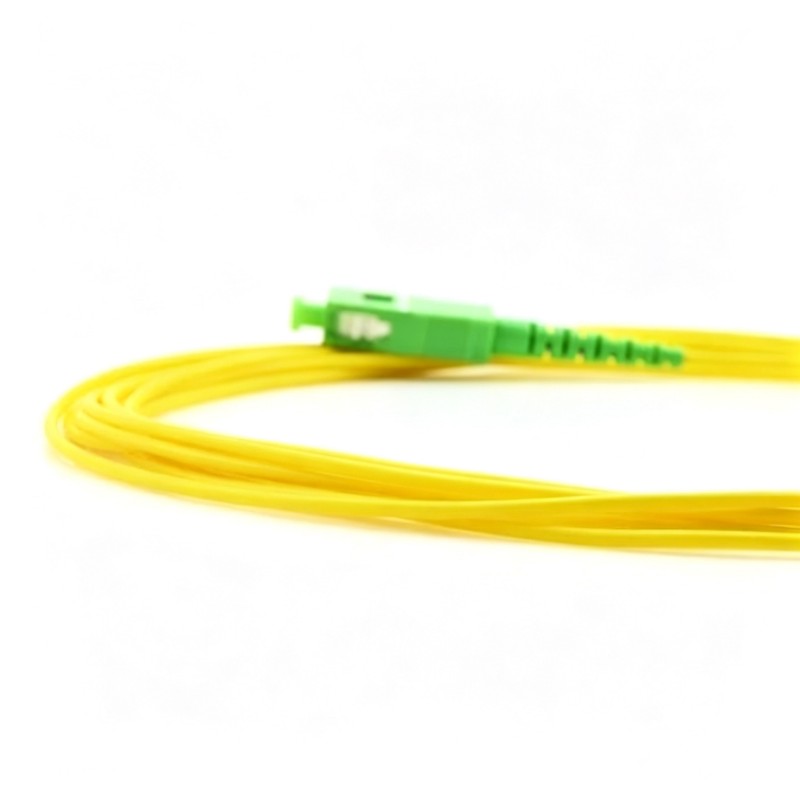 (image for) LC/UPC to SC/APC Simplex OS2 Single Mode Fiber Patch Cable - image 6