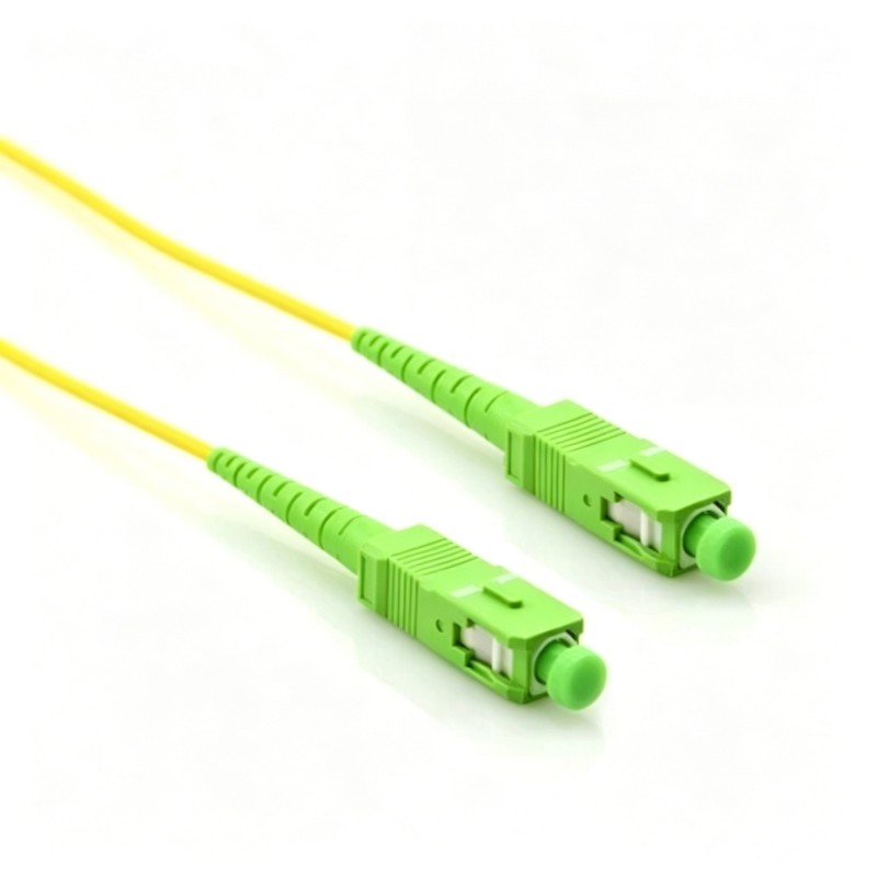 (image for) SC/APC to SC/APC Simplex OS2 Single Mode Fiber Patch Cable - image 4